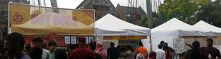 Big Apple Hot Dogs stall at Halal Food Festival